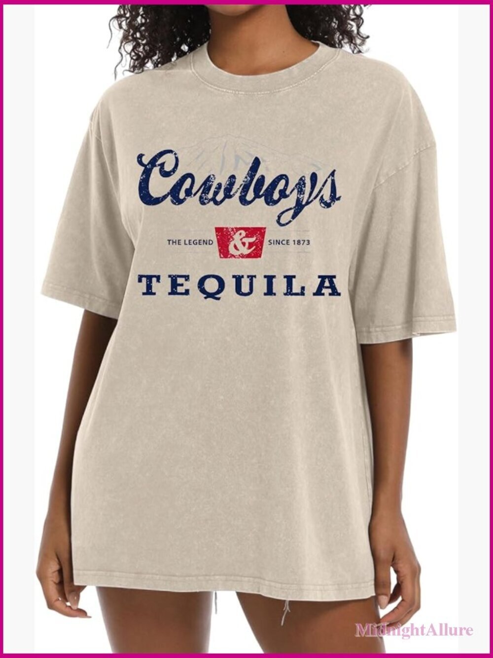 Vintage Cowgirl Acid Wash Crop Top Western Graphic Tee